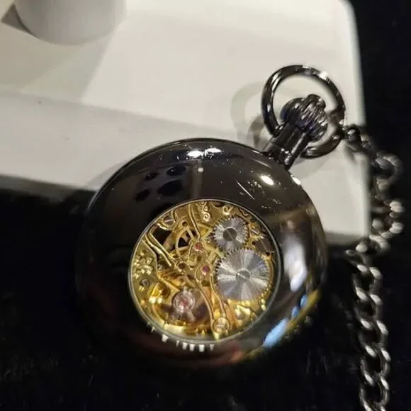 Kronos & Sohne skeleton dial pocket watch.